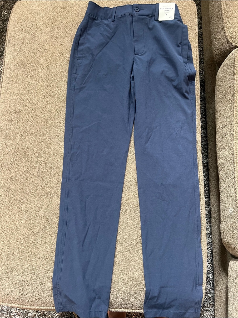 Abercrombie Kids Boys Performance Chino Pants 13/14 Long NWT
